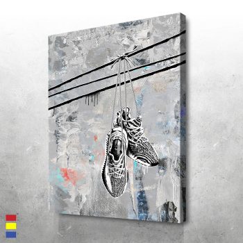 Let the Zebra Hang Celebrating Yeezus with a Stylish Canvas Poster Print Wall Art Decor