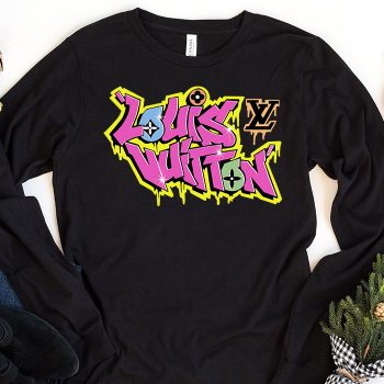 Louis Vuitton  Graffiti Logo Unisex & Kid Long Sleeve Tee TBL184