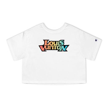 Louis Vuitton Logo Luxury Champion Women Heritage Cropped T-Shirt CTB187