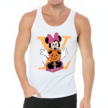 Louis Vuitton Logo Luxury Halloween Minnie Mouse Unisex Tank Top TB075