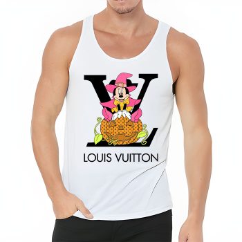 Louis Vuitton Logo Luxury Halloween Pumpkin Minnie Mouse Unisex Tank Top TB076
