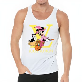 Louis Vuitton Logo Luxury Halloween Pumpkin Minnie Mouse Unisex Tank Top TB080