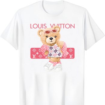 Louis Vuitton Logo Luxury Teddy Bear Unisex T-Shirt NTB2733