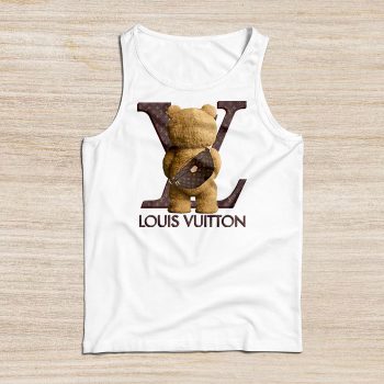 Louis Vuitton Logo Luxury Teddy Bear Unisex Tank Top NTB2517