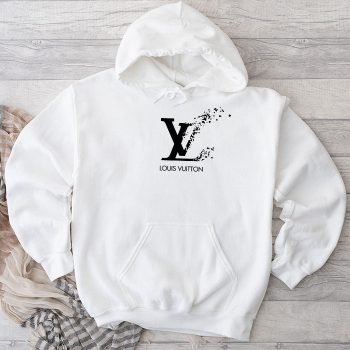 Louis Vuitton Logo Luxury Unisex Pullover Hoodie TB187