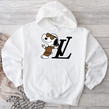 Louis Vuitton Monogram Canvas Pattern Snoopy Unisex Pullover Hoodie TB163