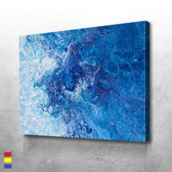 Manic Sea Designing the Ocean's Beauty and Strength as One Canvas Poster Print Wall Art Decor
