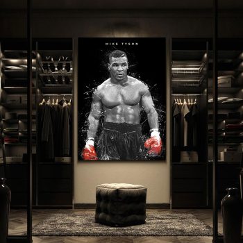 Mike Tyson Canvas Poster Prints - Wall Art Decor For Fan M25