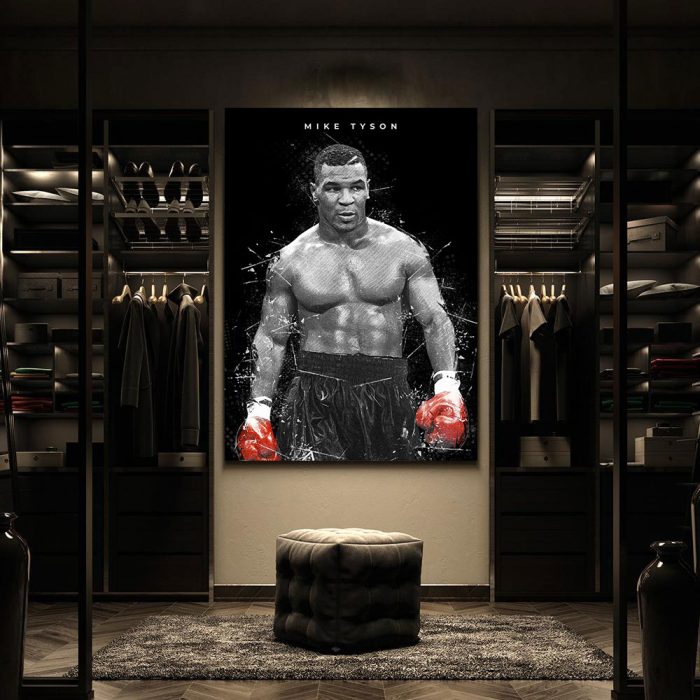 Mike Tyson Canvas Poster Prints - Wall Art Decor For Fan M25