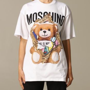 Moschino Couture Damen Tee Unisex T-Shirt FTS059