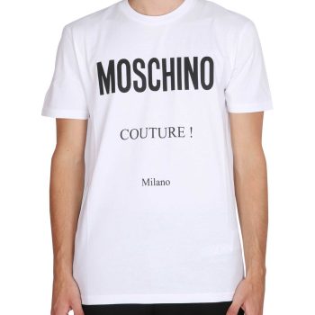 Moschino Tee Unisex T-Shirt With Logo FTS052
