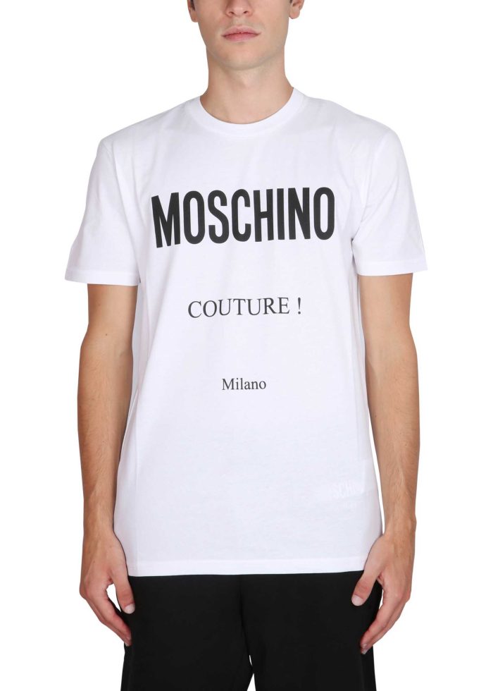 Moschino Tee Unisex T-Shirt With Logo FTS052