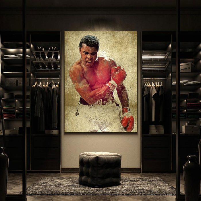 Muhammad Ali Canvas Poster Prints - Wall Art Decor For Fan M21