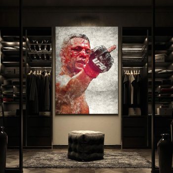 Nate Diaz Canvas Poster Prints - Wall Art Decor For Fan M18