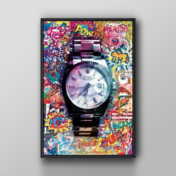 Rolex Pop Canvas Poster Print Wall Art Decor