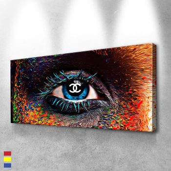 Seeing Chanel Modern Fashion Colorful Special Art Canvas Poster Print Wall Art Decor