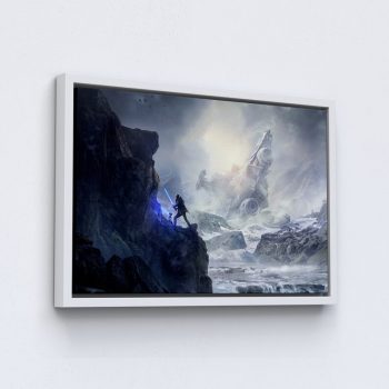 StarWars Jedi Fallen Star Wars Poster StarWars Lanscape Framed Decor Star Wars Canvas Print Wall Art