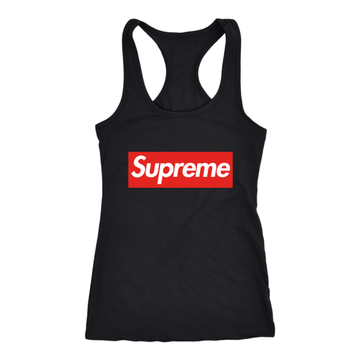 Supreme Box Logo Women Racerback Tank Top