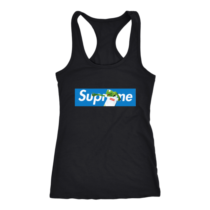 Supreme x Kermit The Frog  Women Racerback Tank Top