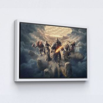 The Lord Of The Rings Canvas Lotr Wall Art Lotr Canvas Wall Decor Movie Art Fantasy Canvas Art