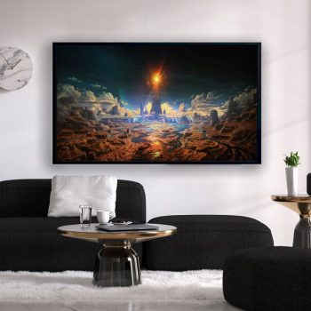 The Lord Of The Rings Poster LOTR Print On Canvas LOTR Wall Art Star LOTR Canvas Wall Art Fantasy Canvas Decor