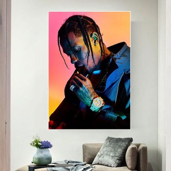 Travis Scott Canvas Poster Print Wall Art Decor