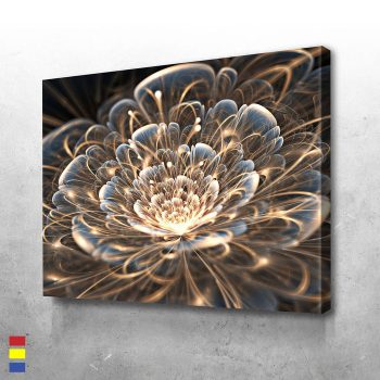 Trippy Tulips Canvas Poster Print Wall Art Decor the Beauty of Art