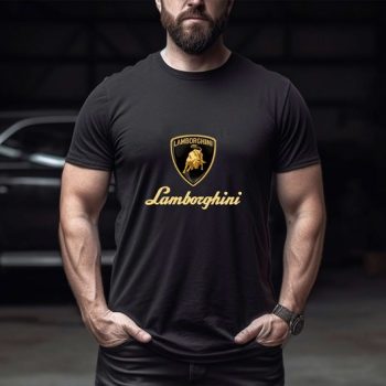 Vintage Lamborghini Logo Car Cotton Tee Unisex T-Shirt FTS060