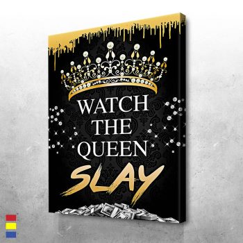 Watch The Queen Slay an Array of Stunning Visuals to Transform Your Room Canvas Poster Print Wall Art Decor