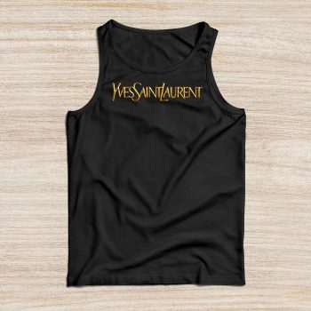 Yves Saint Laurent Gold Logo Luxury Unisex Tank Top TTTB2641