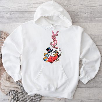 Yves Saint Laurent Logo Luxury Scrooge Mcduck Unisex Pullover Hoodie HTB2640
