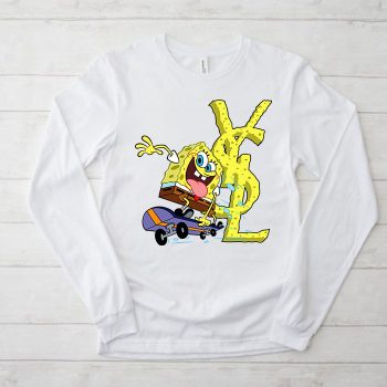 Yves Saint Laurent Logo Luxury Spongebob Kid Tee Unisex Longsleeve Tee LTB2940
