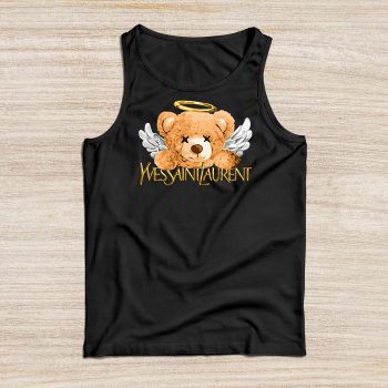 Yves Saint Laurent Logo Luxury Teddy Bear Unisex Tank Top TTTB2928