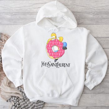 Yves Saint Laurent Logo Luxury Thomer Simpson Unisex Pullover Hoodie HTB2643