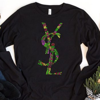 Yves Saint Laurent Lollipops Logo Luxury Unisex & Kid Long Sleeve Tee LTB2637