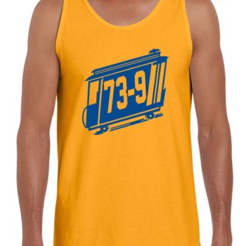 73-9 Gold Golden State Warriors Steph Curry Record Unisex Tank Top