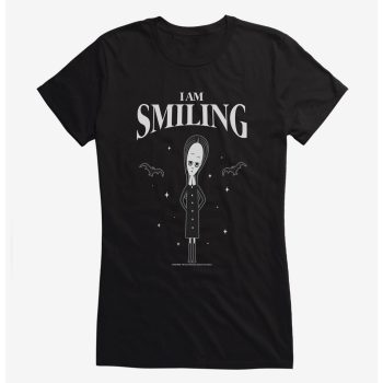 Addams Family Movie I Am Smiling Girls T-Shirt Women Lady T-Shirt HTS5034