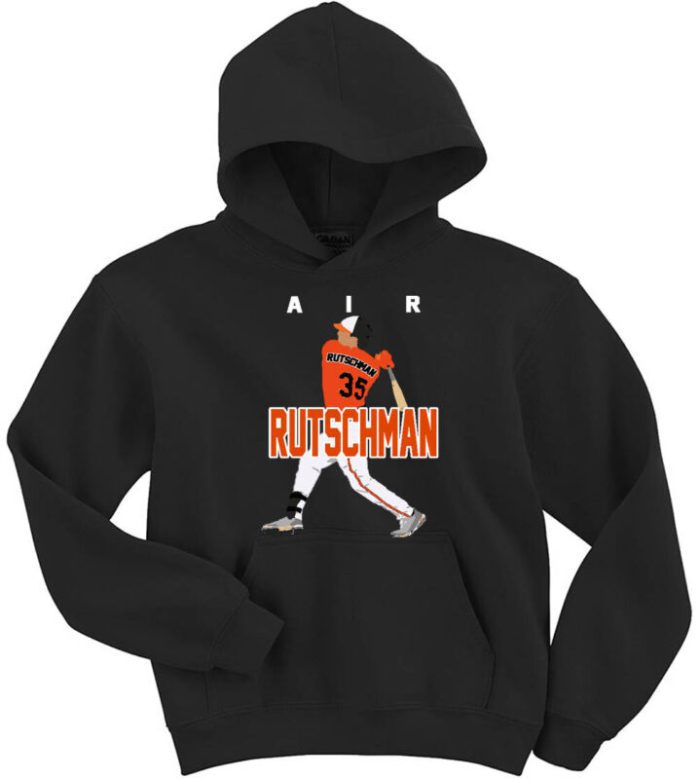 Adley Rutschman Baltimore Orioles Aircrew Hooded Sweatshirt Unisex Hoodie