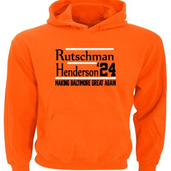 Adley Rutschman Gunnar Henderson Baltimore Orioles 2024 Crew Hooded Sweatshirt Unisex Hoodie