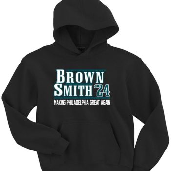 Aj Brown Devonta Smith Philadelphia Eagles Philly 2024 Crew Hooded Sweatshirt Unisex Hoodie