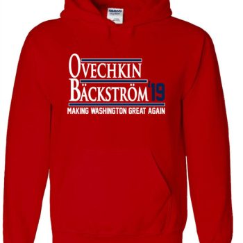 Alex Alexander Ovechkin Nicklas Backstrom Washington Capitals Hooded Sweatshirt Unisex Hoodie