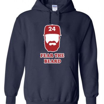 Andrew Miller Cleveland Indians "Fear The Beard" Hooded Sweatshirt Unisex Hoodie