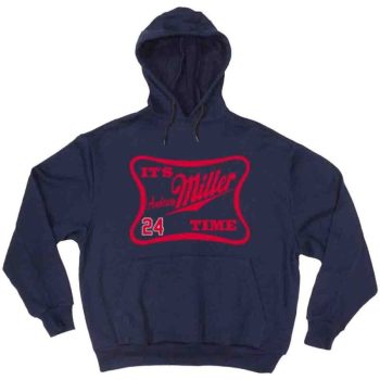 Andrew Miller Cleveland Indians "Mil Time" Hooded Sweatshirt Hoodie