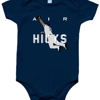 Baby Onesie Aaron Hicks New York Yankees Superman Catch Air Creeper Romper