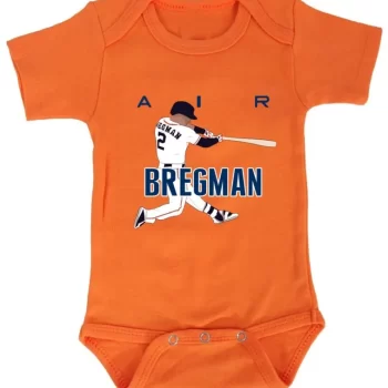 Baby Onesie Alex Bregman Houston Astros "Air" Creeper Romper