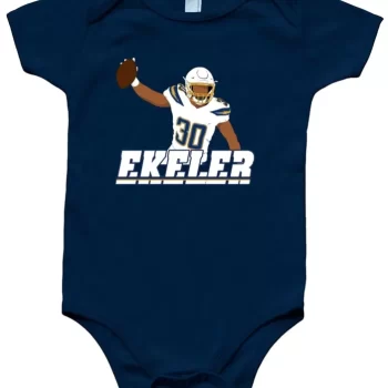 Baby Onesie Austin Ekeler Los Angeles Chargers Pic Creeper Romper