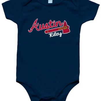 Baby Onesie Austin Riley Atlanta Braves "Logo" Creeper Romper