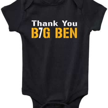 Baby Onesie Big Ben Roethlisberger Pittsburgh Steelers Thank You Creeper Romper