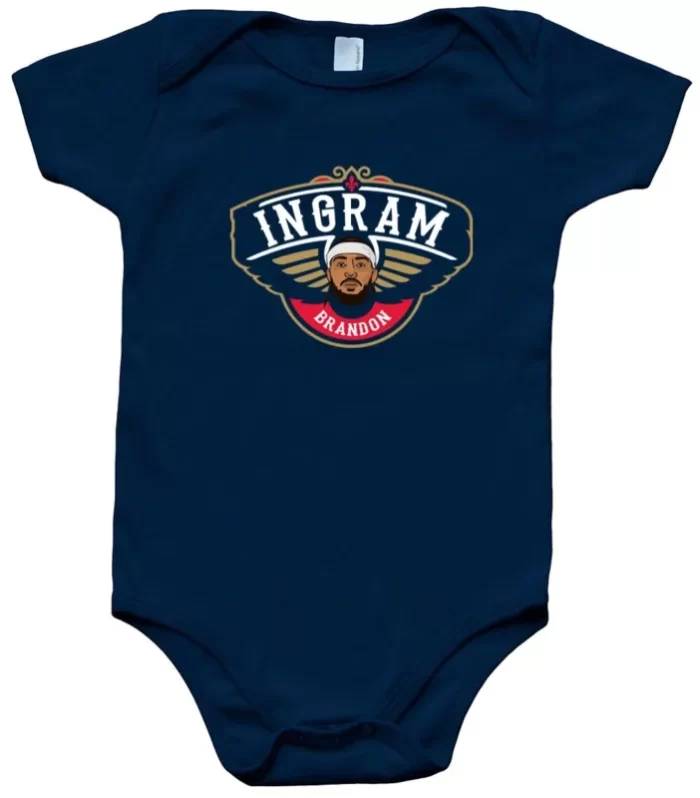 Baby Onesie Brandon Ingram New Orleans Pelicans Logo Creeper Romper
