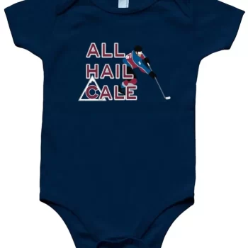 Baby Onesie Cale Makar Colorado Avalanche All Hail Cale Creeper Romper